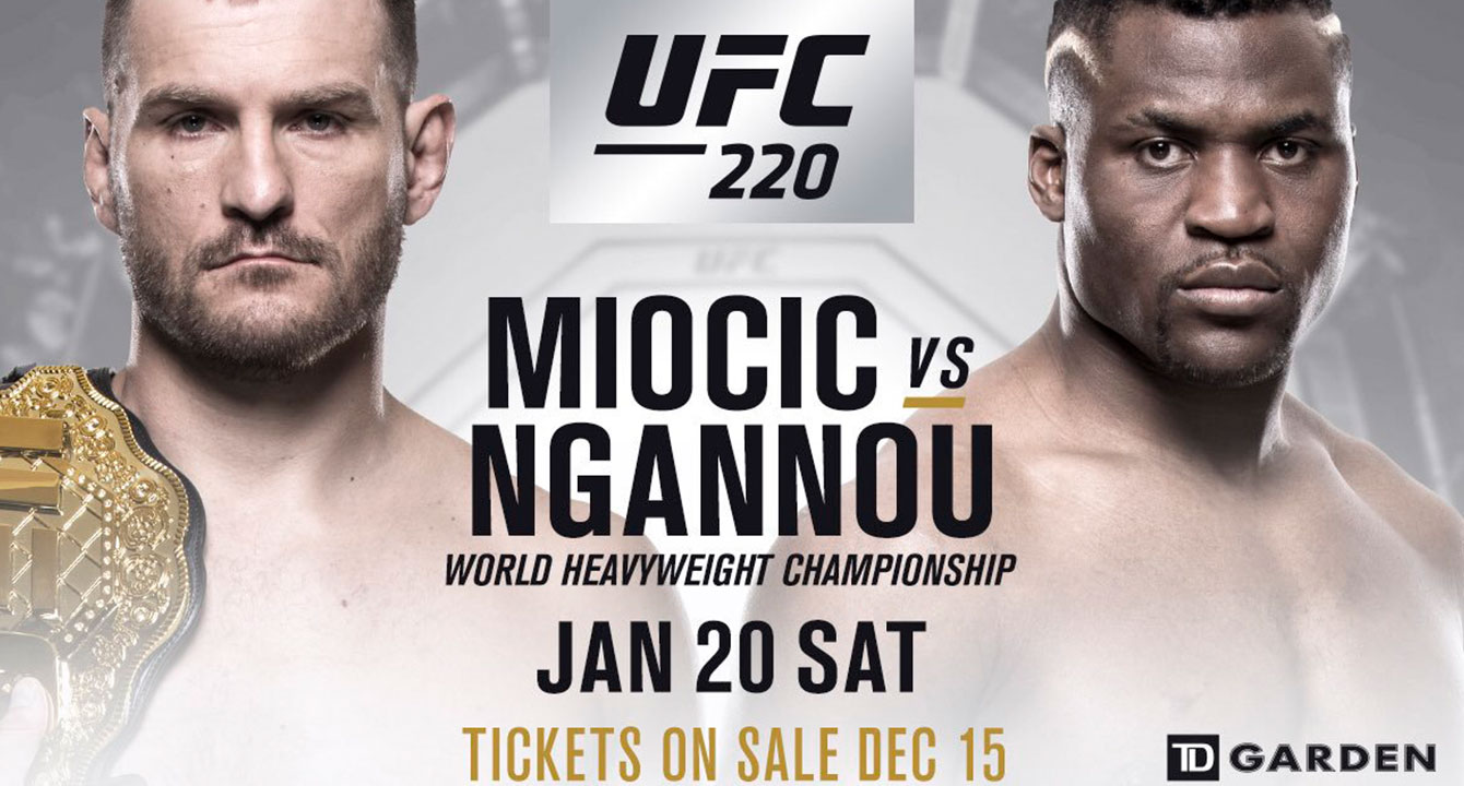 РЕЗУЛЬТАТЫ ТУРНИРА UFC 220: СТИПЕ МИОЧИЧ VS. ФРЕНСИС НГАННУ